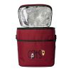 Biggdesign Cats Insulated Lunch Bag, Claret Red